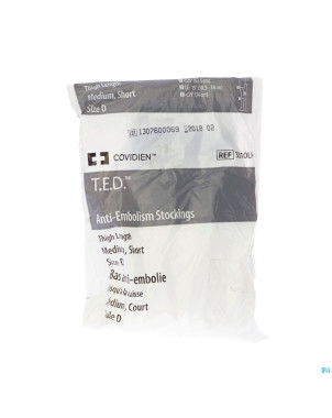 Ted bas cuisse 33100 m court  blanc