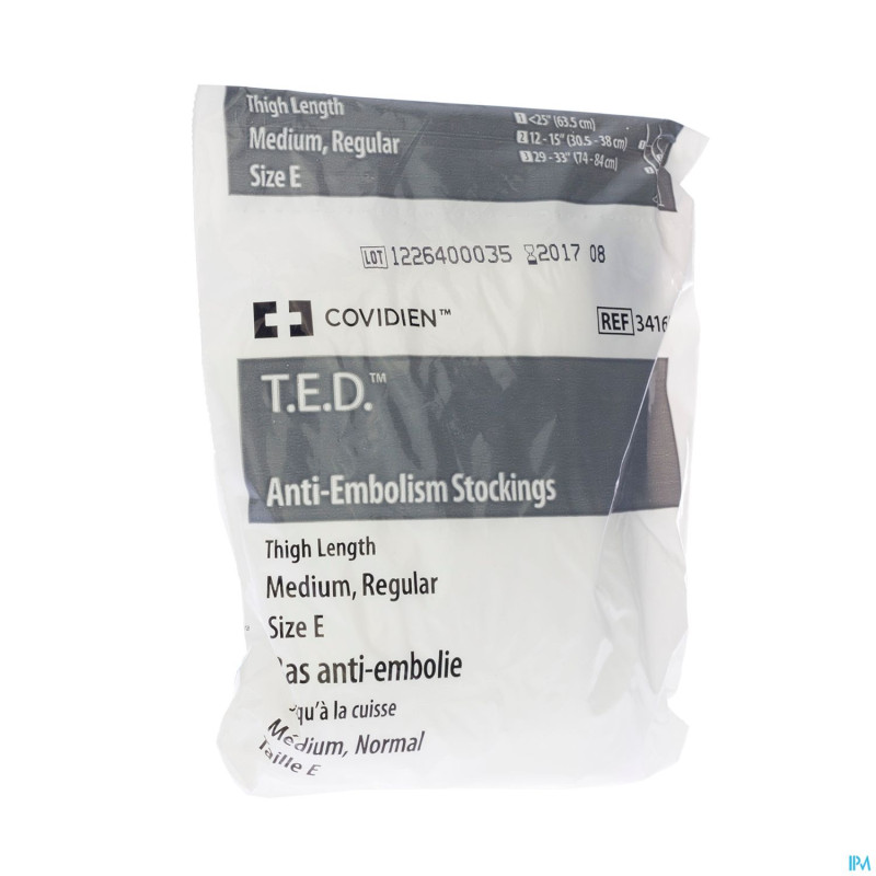Ted bas cuisse 34160 m regul  blanc