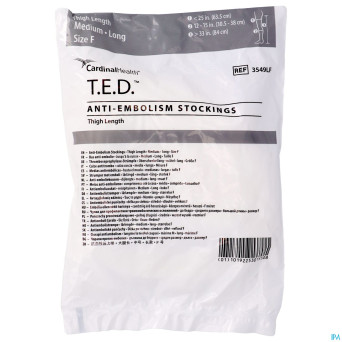 Ted bas cuisse 35490 m long   blanc