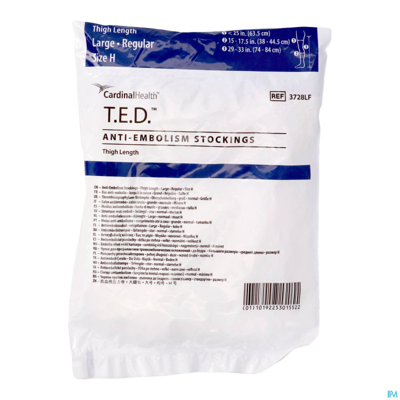 Ted bas cuisse 37280 l regul  blanc