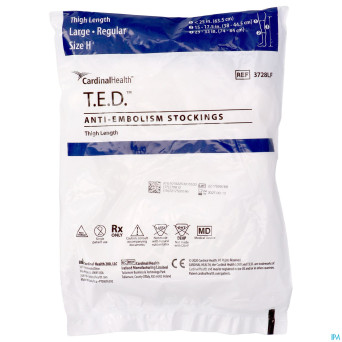 Ted bas cuisse 37280 l regul  blanc