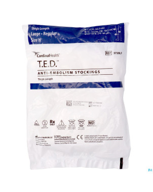 Ted bas cuisse 37280 l regul  blanc