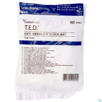 Ted bas cuisse 37280 l regul  blanc