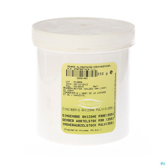 Gingembre rhizome poudre    250g pharmafl