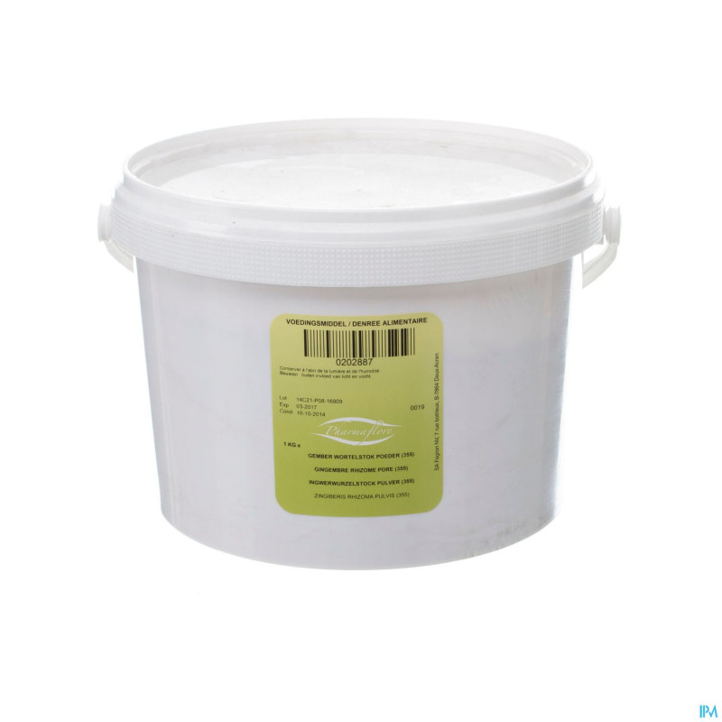 Gingembre rhizome poudre    1kg fag