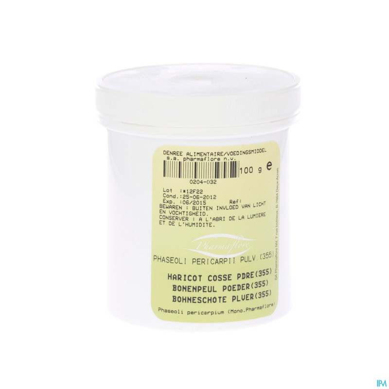 Haricot cosse poudre    100g fag