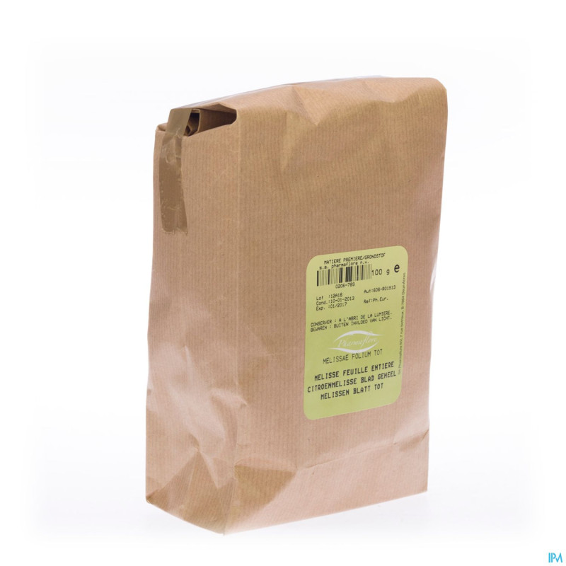 Melisse feuille entier    100g pharmafl