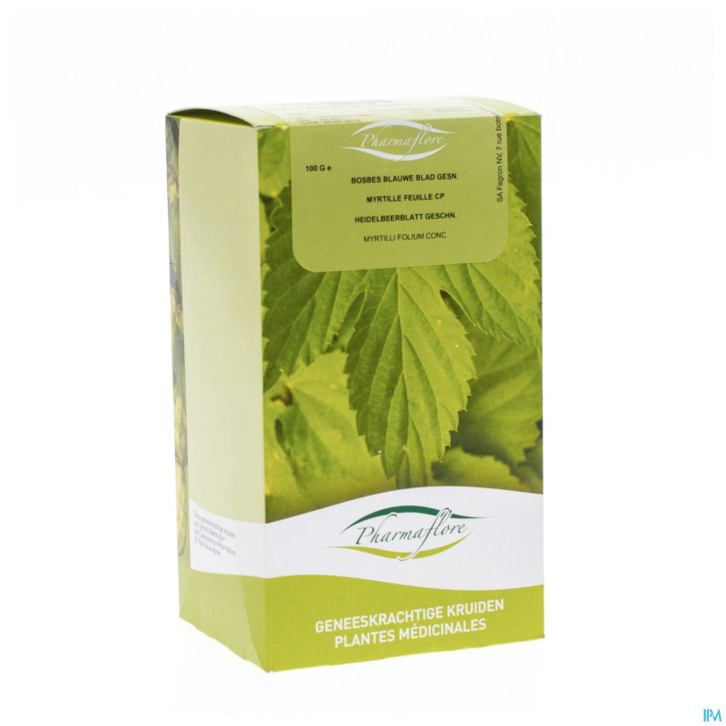 Myrtille feuille boite    100g pharmafl