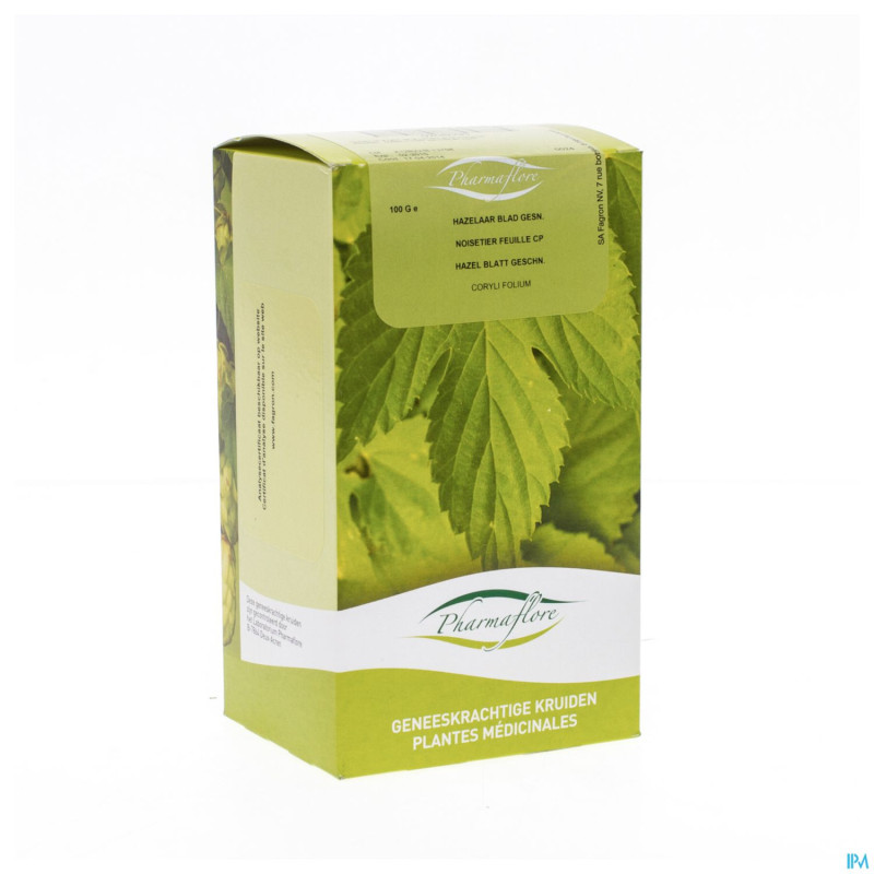 Noisetier feuille boite    100g pharmafl