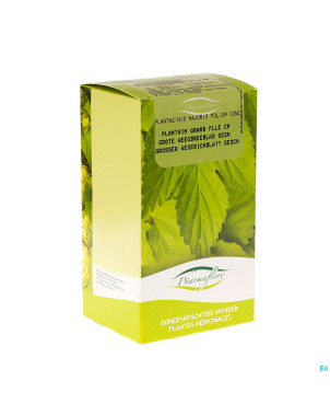 Plantain grand feuille boite    100g pharmafl