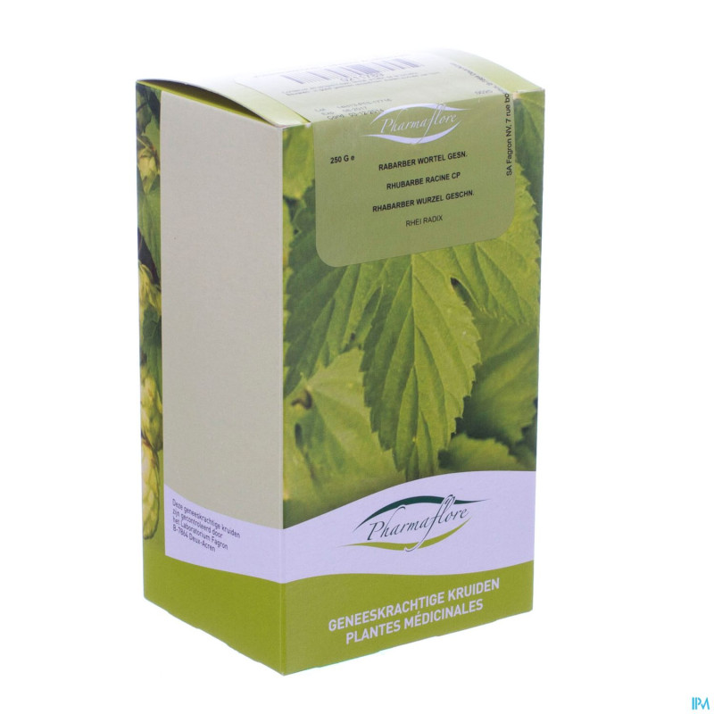 Rhubarbe de chine racine boite    250g pharmafl