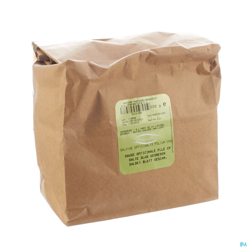 Sauge offic. feuille coupee    500g pharmafl
