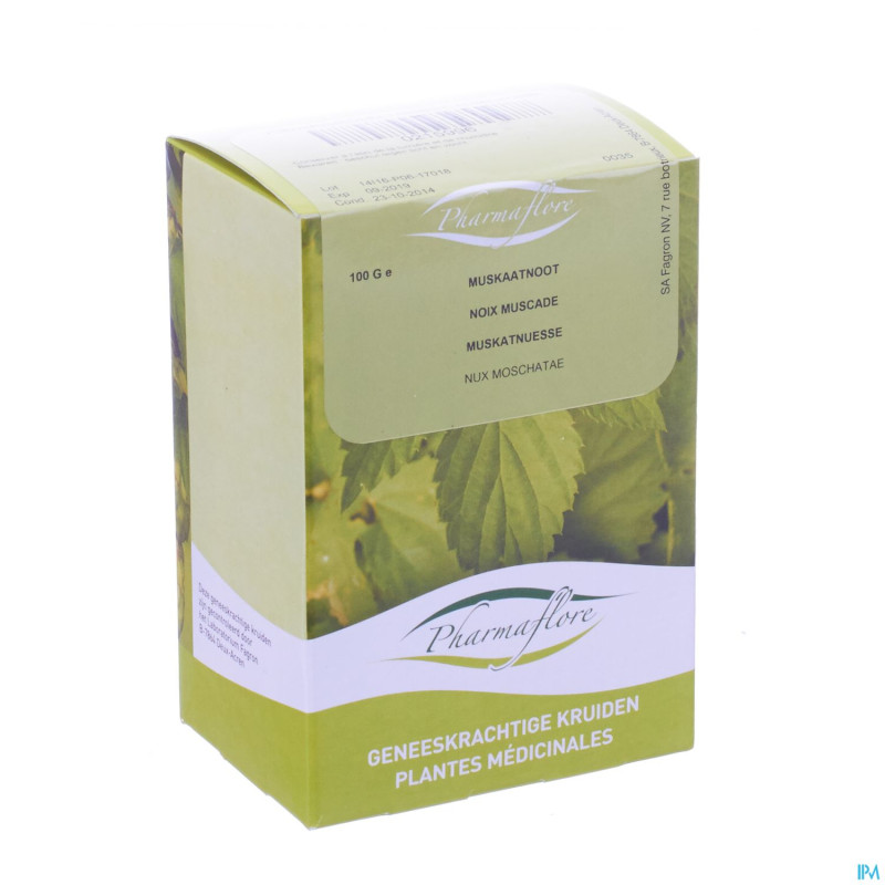 Muscade noix boite    100g pharmafl