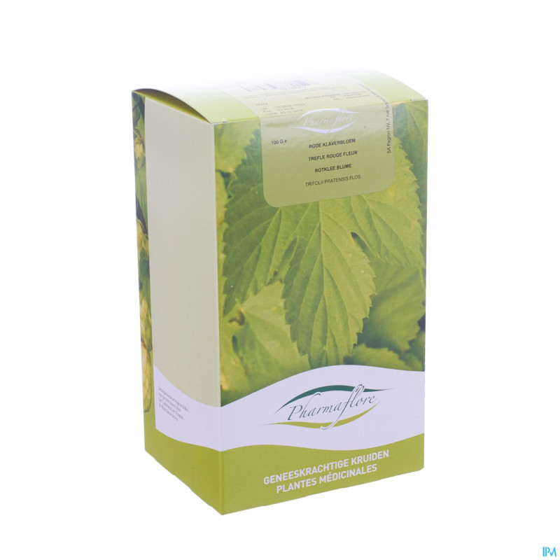 Trefle rouge fleur boite    100g pharmafl