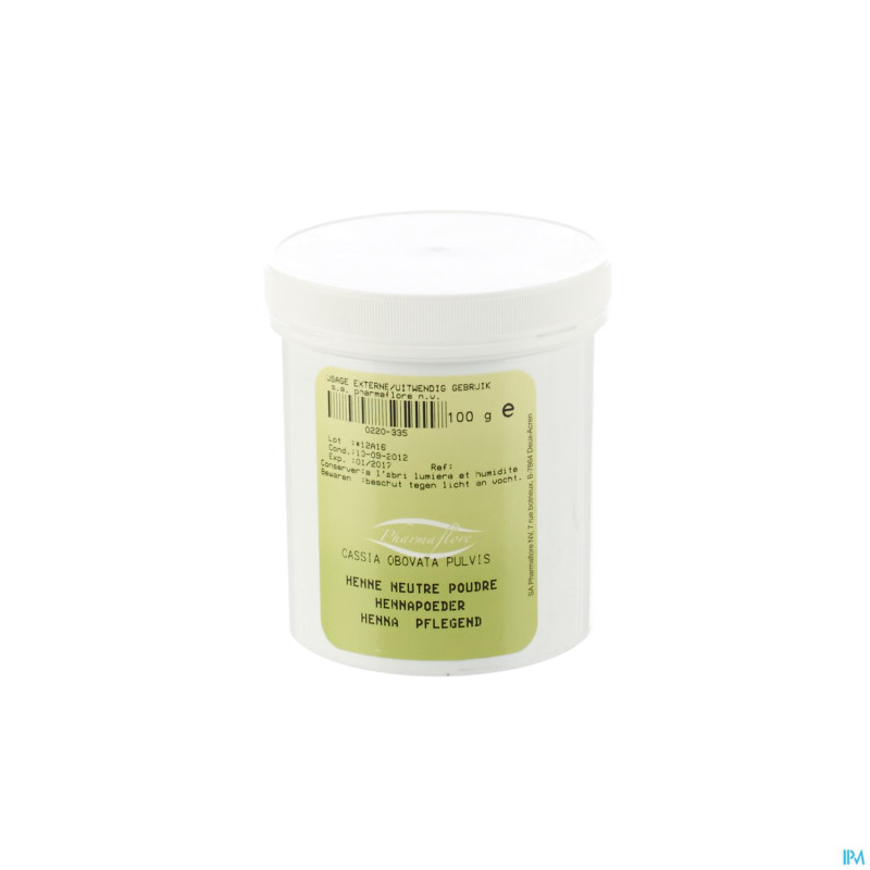 Henne neutre poudre    100g pharmafl