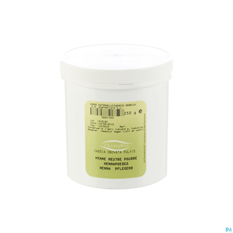 Henne neutre poudre    250g pharmafl