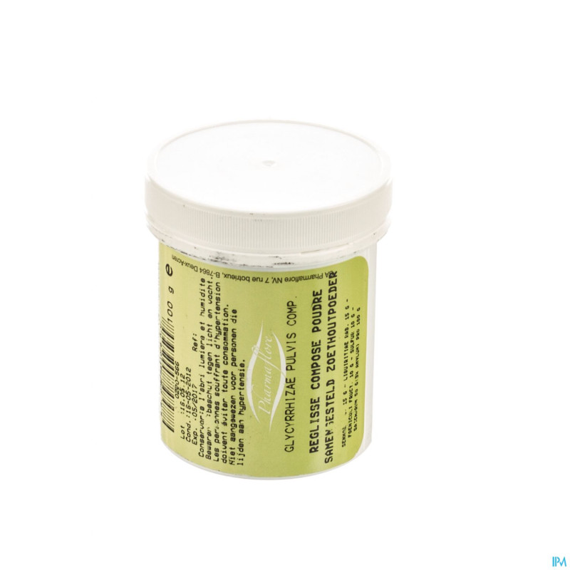 Reglisse racine composee pdr    100g fag