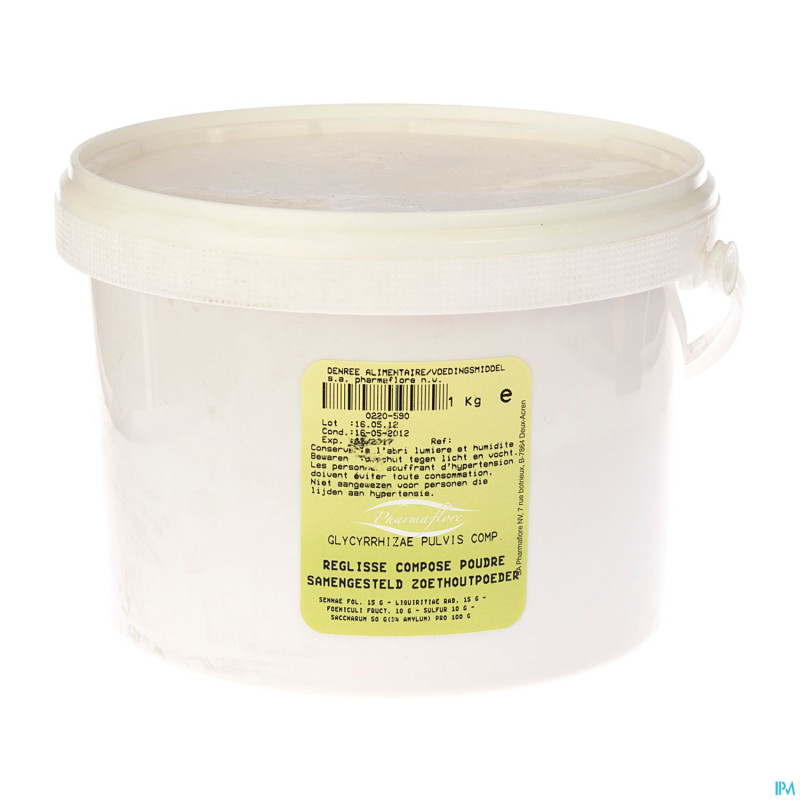 Reglisse racine composee pdr    1kg pharmafl