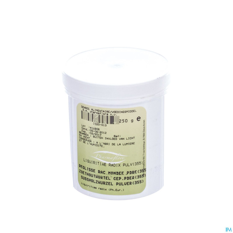 Reglisse racine mondee pdr    250g pharmafl