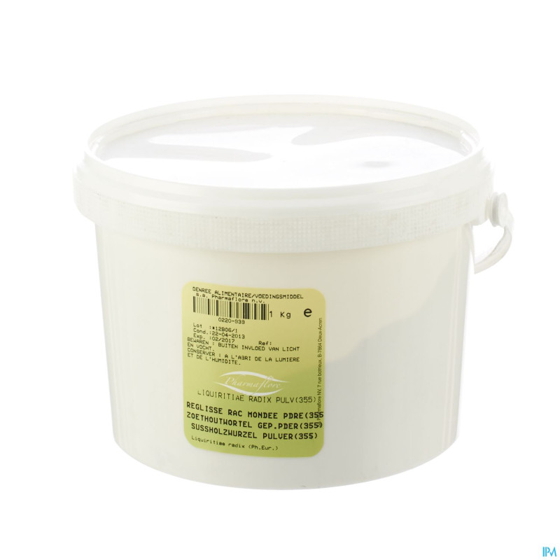 Reglisse racine mondee pdr    1kg pharmafl