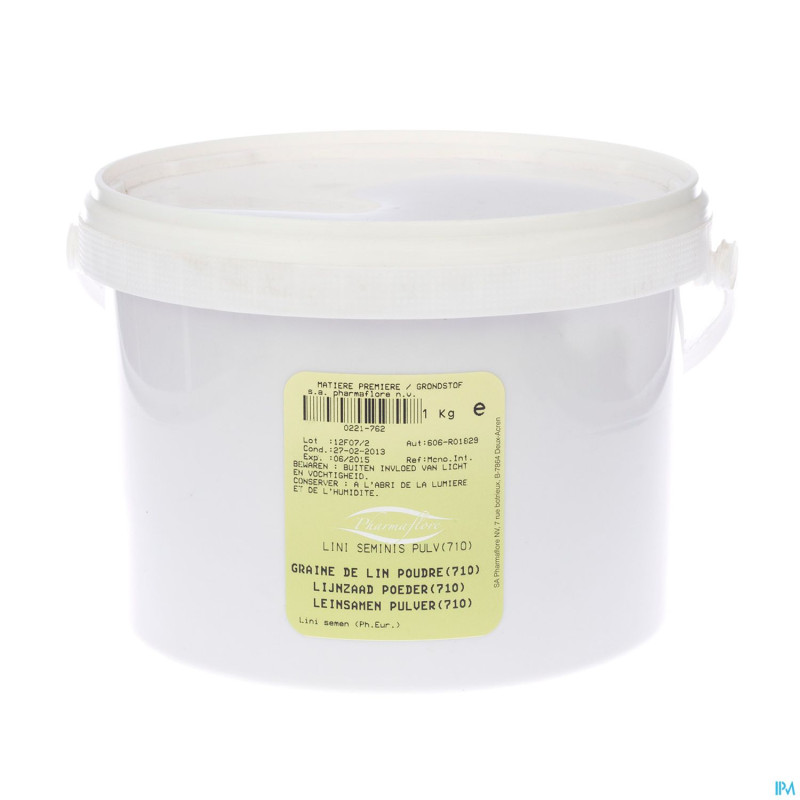 Lin graine poudre    1kg pharmafl