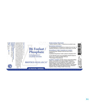 B6 phosphate biotics    comp 100