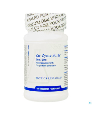Zn zyme forte biotics    comp 100x25mg