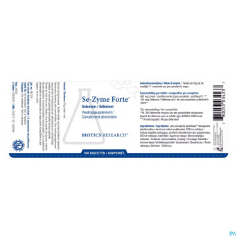 Se zyme forte biotics    comp 100