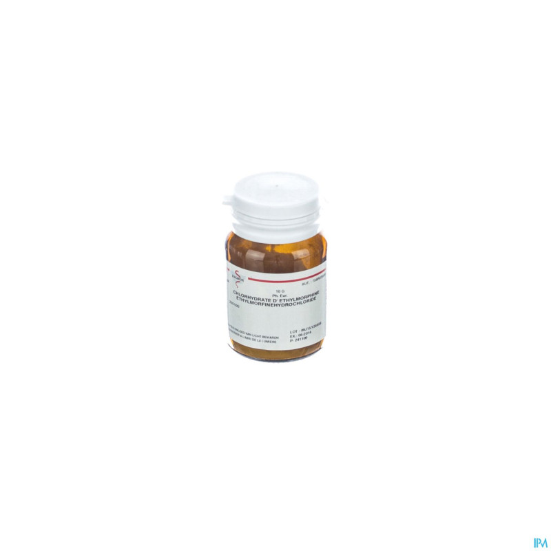 Ethyl morphine chlorhydrate 10g fag