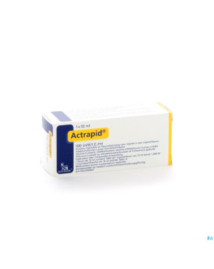 Actrapid 100iu/ml 1 x 10ml