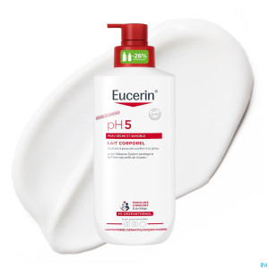 Eucerin ph5 peau sec. lait copr. + pompe 400ml nf