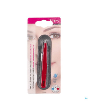 Vitry classic pince epil prof oblique inox    1022