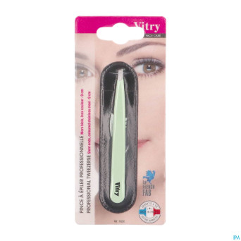 Vitry classic pince epil prof oblique inox    1022