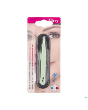 Vitry classic pince epil prof oblique inox    1022