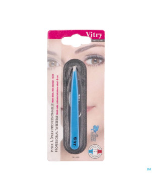 Vitry classic pince epil prof oblique inox    1022
