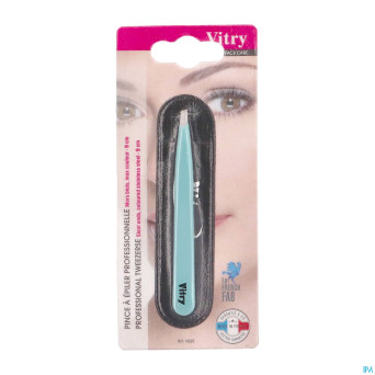 Vitry classic pince epil prof oblique inox    1022