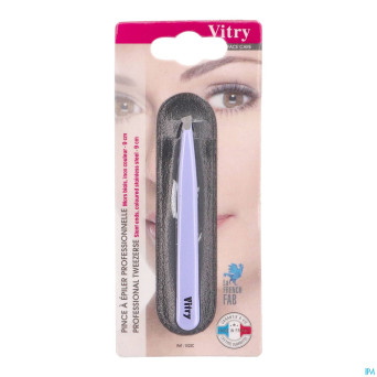 Vitry classic pince epil prof oblique inox    1022