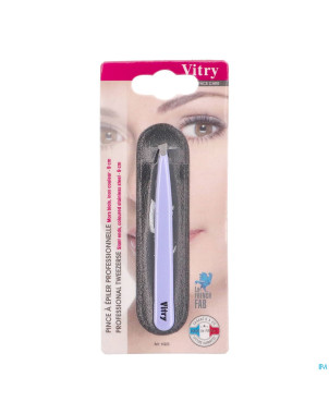 Vitry classic pince epil prof oblique inox    1022