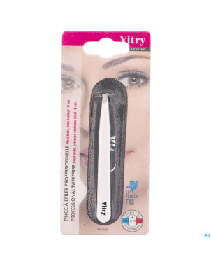 Vitry classic pince epil prof oblique inox    1022