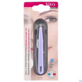 Vitry classic pince epil prof oblique inox    1022