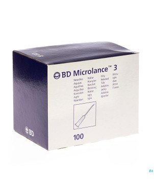 Bd microlance 3 aig.27g 3/4 rb 0,4x19mm gris   100