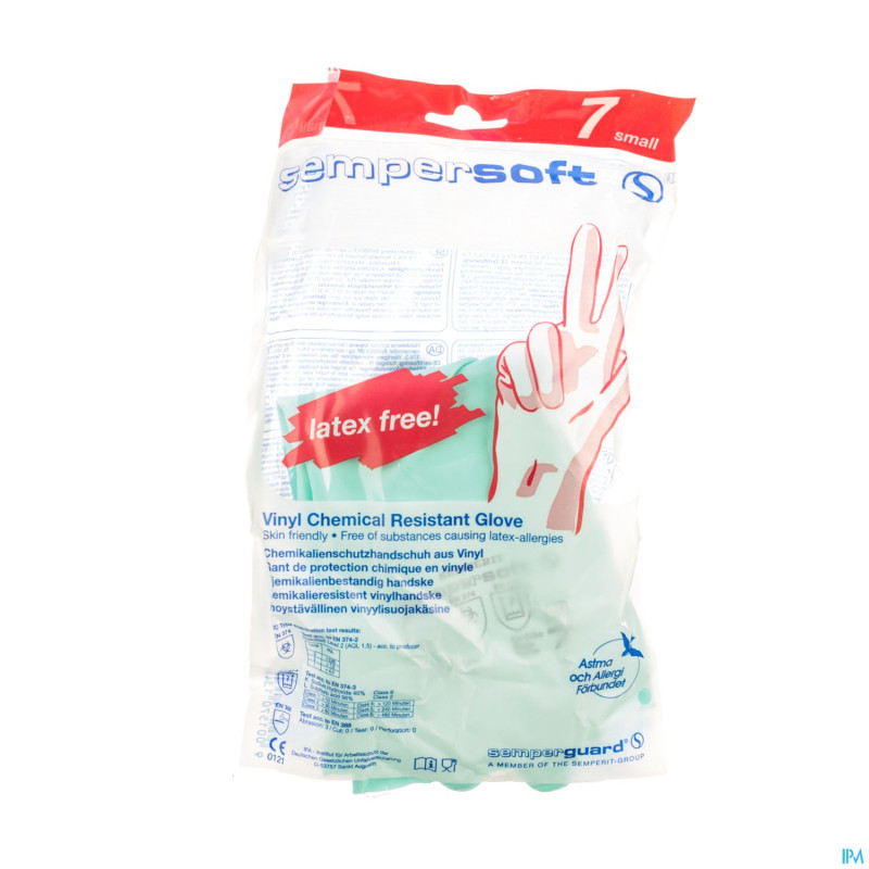 Sempersoft gants small    1paire