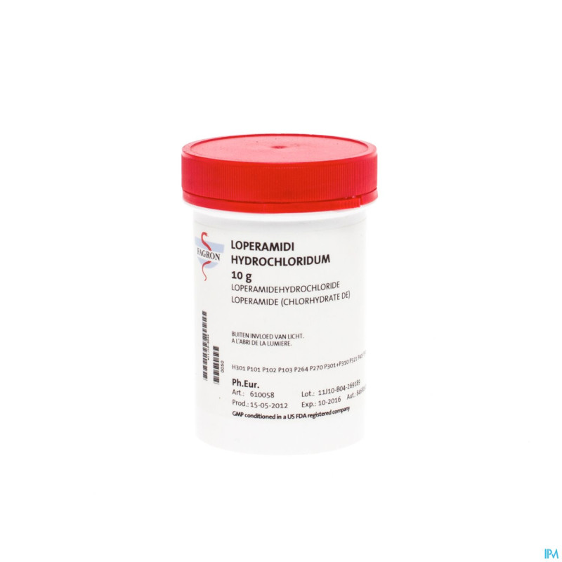 Loperamide hcl    10g fag