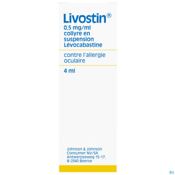 Livostin collyre 4 ml