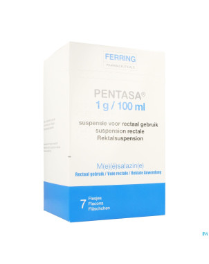 Pentasa susp rect 7x1g/100ml
