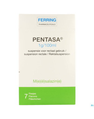 Pentasa susp rect 7x1g/100ml