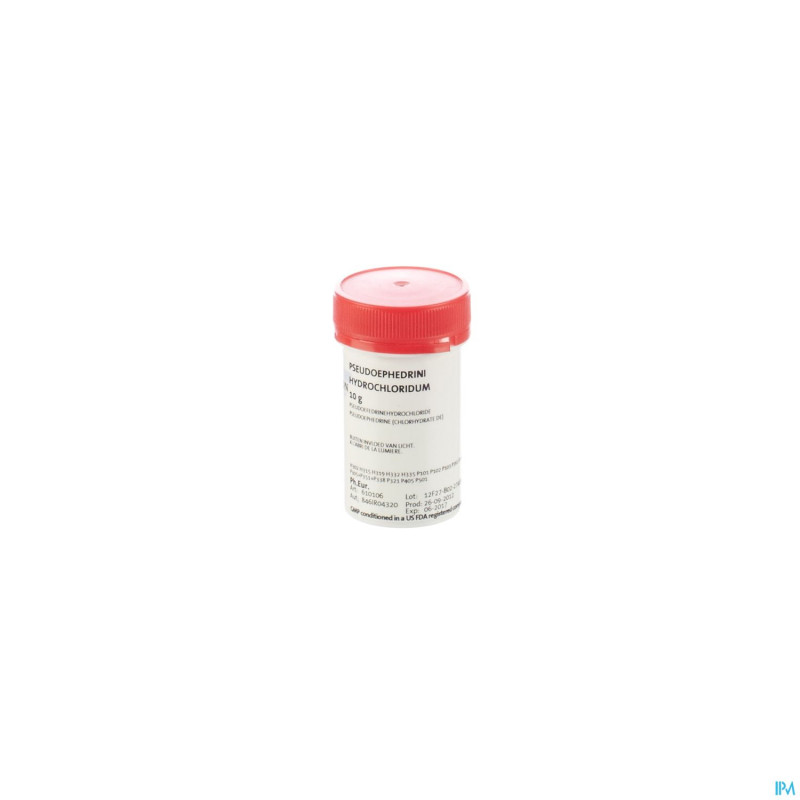 Pseudoephedrine chlorhydr   10g fag
