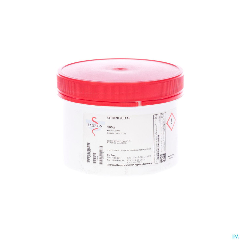 Quinine sulfate vrac    100g fag