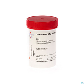 Ephedrine chlorhydr (l-)    25g fag