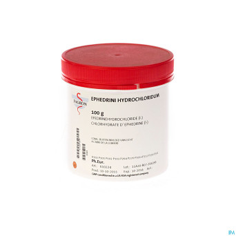 Ephedrine chlorhydr (l-)   100g fag